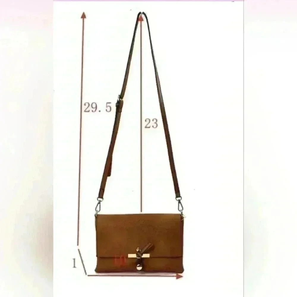 Knot style closure crossbody bag - brown (O5.24.70)